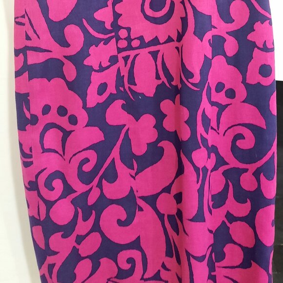 Talbots 4 Pink Navy Career Dress - Picture 4 of 4